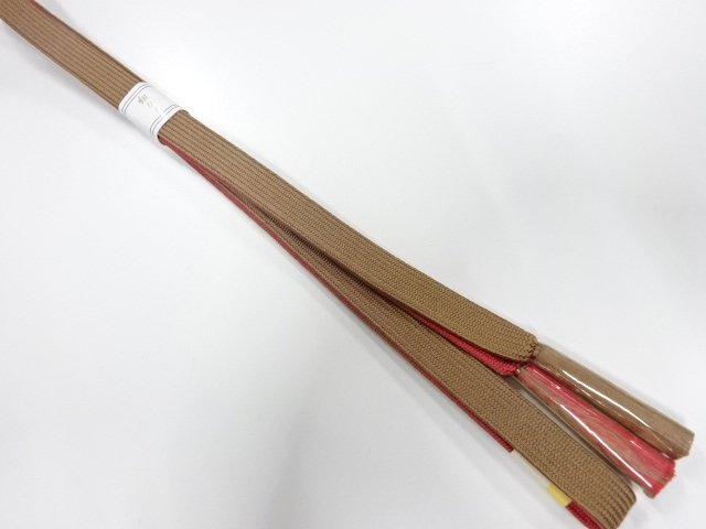 JAPANESE KIMONO / UNUSED KOREI HAND-TIED OBIJIME